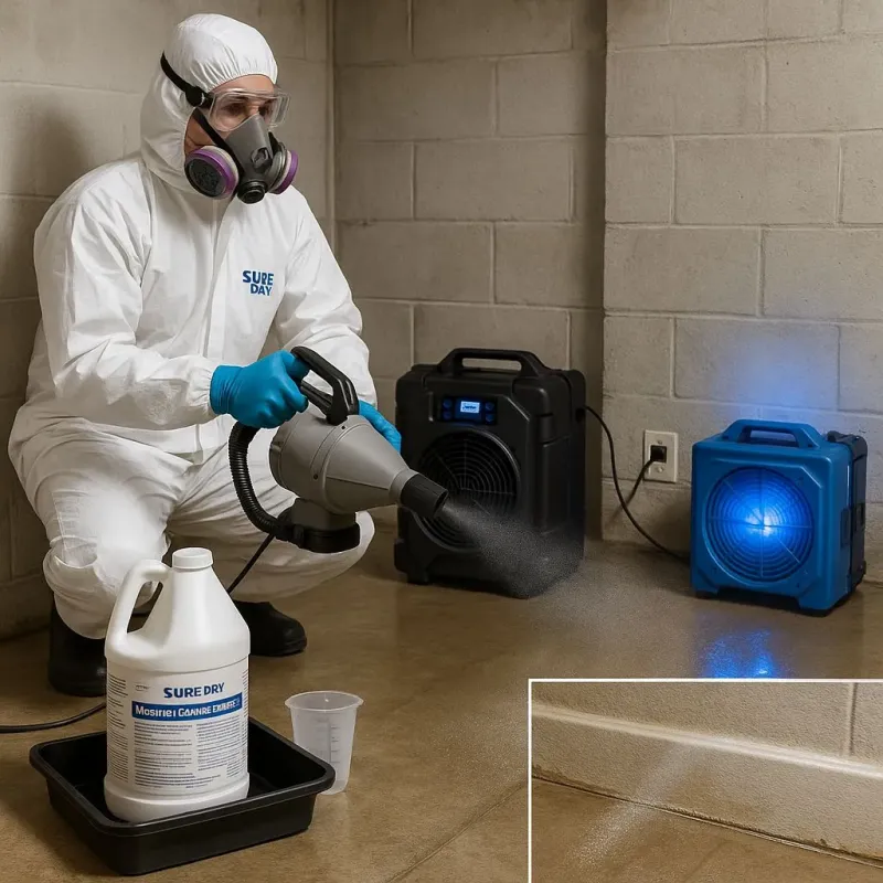 Sanitization and Odor Removal process in Oak Park, CA