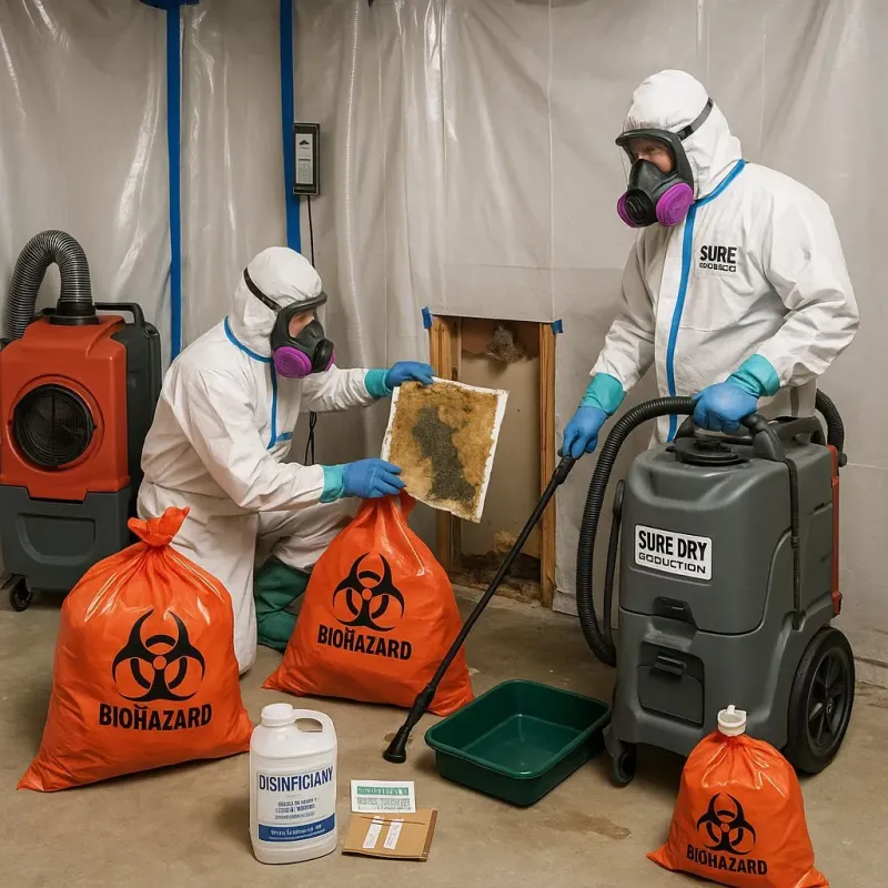 Contaminated Water Handling Protocols process in Oak Park, CA