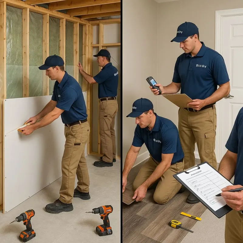 Repairs and Reconstruction process in Oak Park, CA